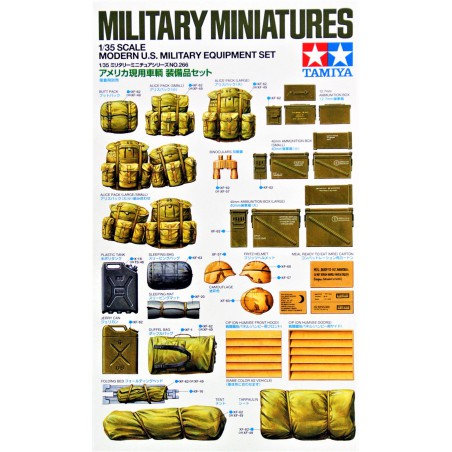 Modern U.S. Military Equipment Set  -  Tamiya (1/35)