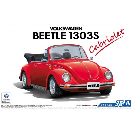 Volkswagen Beetle 1303S Cabriolet  -  Aoshima (1/24)