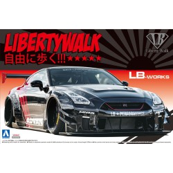 Nissan GT-R R35 Type 2 Ver.2 by Liberty Walk (Works n°13)  -  Aoshima (1/24)