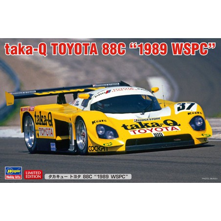 Toyota 88C "taka-Q" WSPC 1989  -  Hasegawa (1/24)