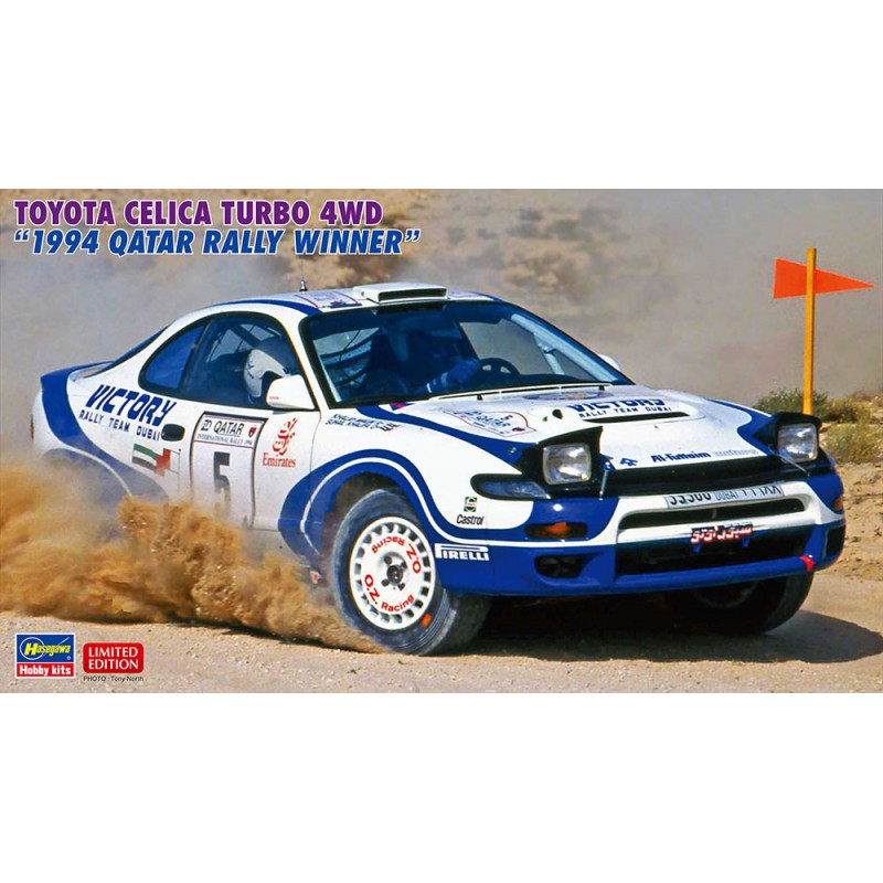 Toyota Celica Turbo 4WD  "1994 Quatar Rally Winner"  -  Hasegawa (1/24)