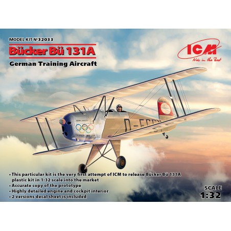 Bücker Bü 131A  -  ICM (1/32)