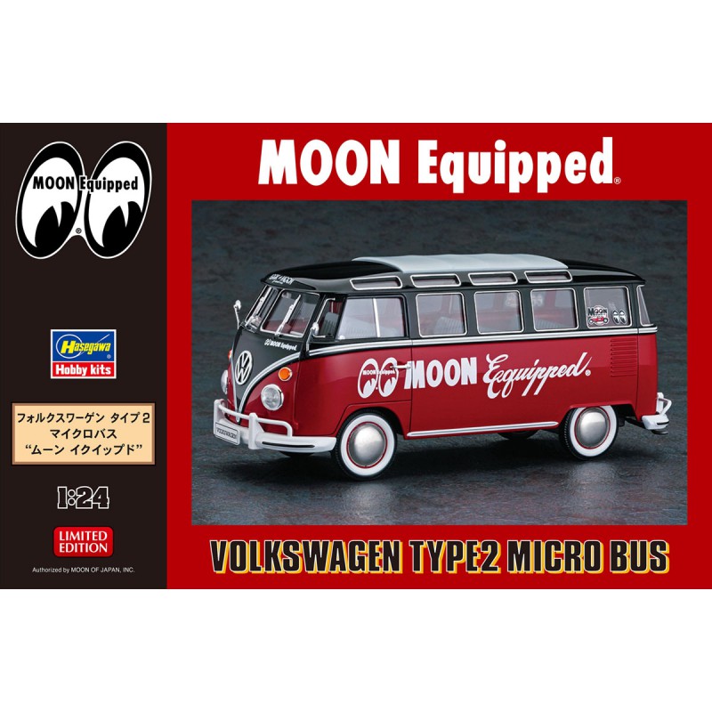 Volkswagen T1 Type 2 Micro Bus 'Moon Equipped"  -  Hasegawa (1/24)