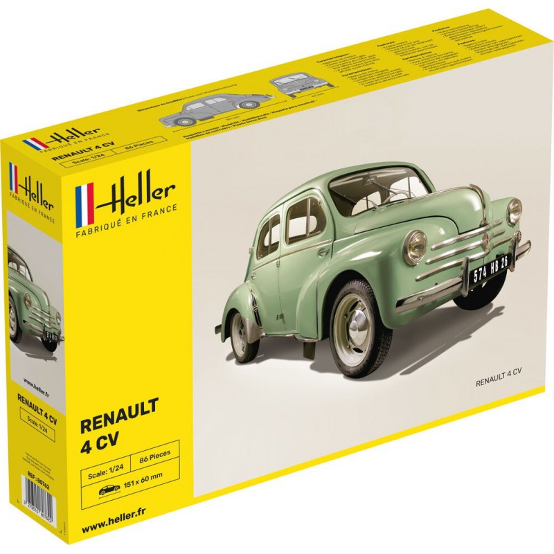 Renault 4CV 1957  -  Heller (1/24)