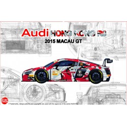 Audi R8 LMS GT3 "2015 Macau GP"  -  Nunu Model kit (1/24)