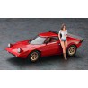 Lancia Stratos HF "Stradale" with Italian Girl's Figure  -  Hasegawa (1/24)