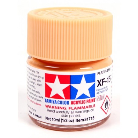 Tamiya Color Acrylic Paint Mini 10ml  -  XF-15 Flat Flesh