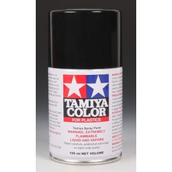 Tamiya Color Spray Paint 100ml  -  TS-40 Metallic Black