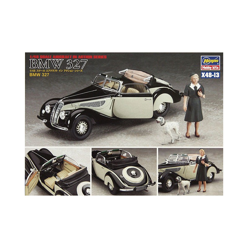 BMW 327 with figure & dog  -  Hasegawa (1/48)