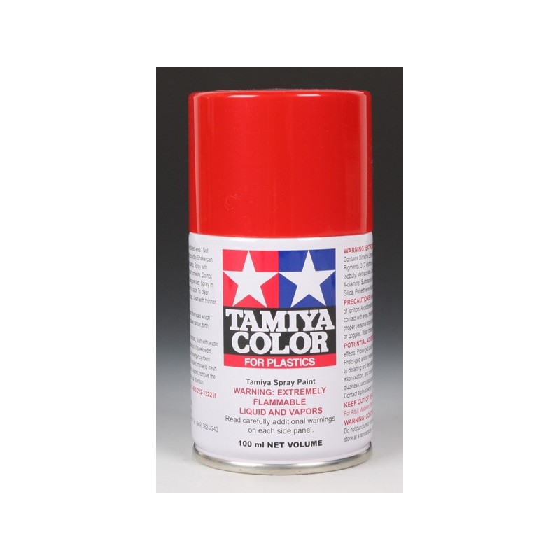 Tamiya Color Spray Paint 100ml  -  TS-85 Bright Mica Red