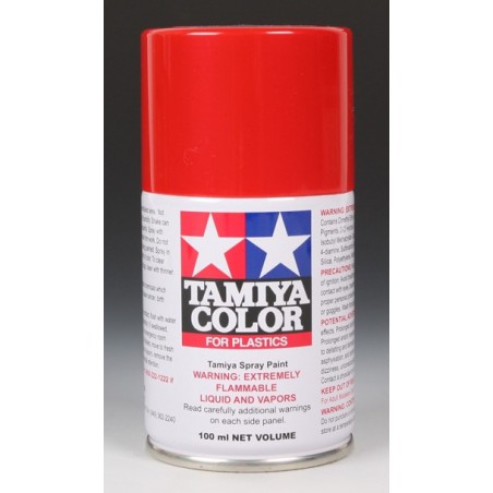 Tamiya Color Spray Paint 100ml  -  TS-85 Bright Mica Red