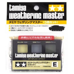 Tamiya Weathering Master (SET E)  -  Yellow/Grey/Green