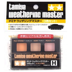 Tamiya Weathering Master (SET H)  -  Pale Orange/Ivory/Peach