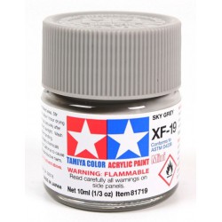 Tamiya Color Acrylic Paint Mini 10ml  -  XF-19 Sky Grey