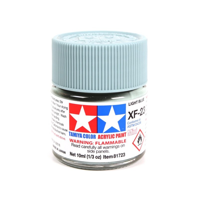 Tamiya Color Acrylic Paint Mini 10ml  -  XF-23 Light Blue