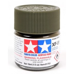 Tamiya Color Acrylic Paint Mini 10ml  -  XF-51 Khaki Drap