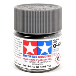 Tamiya Color Acrylic Paint Mini 10ml  -  XF-53 Neutral Grey