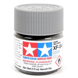 Tamiya Color Acrylic Paint Mini 10ml  -  XF-54 Dark Sea Grey