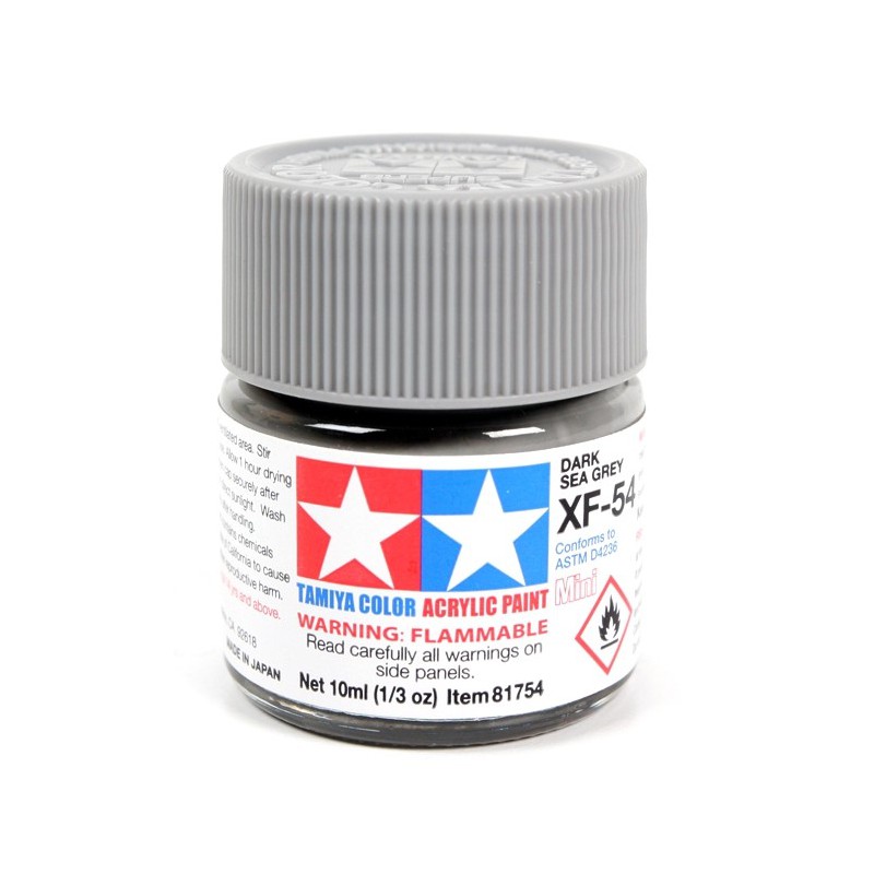 Tamiya Color Acrylic Paint Mini 10ml  -  XF-54 Dark Sea Grey