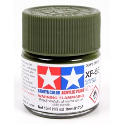 Tamiya Color Acrylic Paint Mini 10ml  -  XF-58 Olive Green