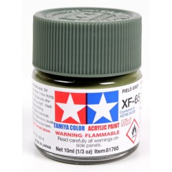 Tamiya Color Acrylic Paint Mini 10ml  -  XF-65 Field Grey