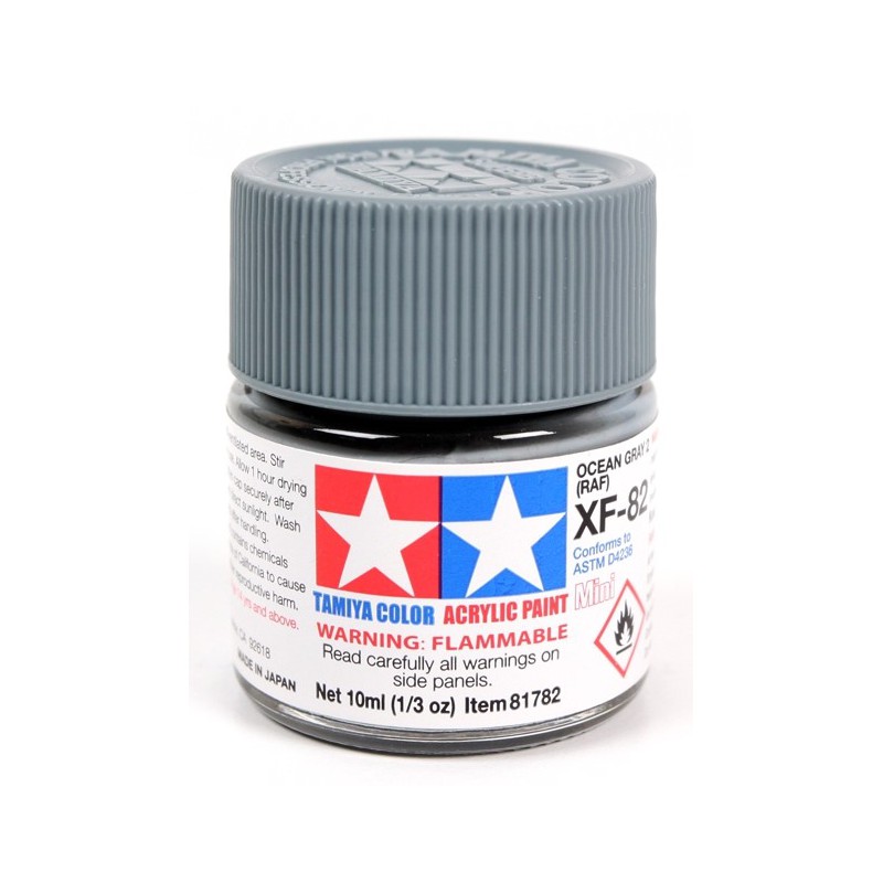 Tamiya Color Acrylic Paint Mini 10ml  -  XF-82 Ocean Grey 2 (RAF)