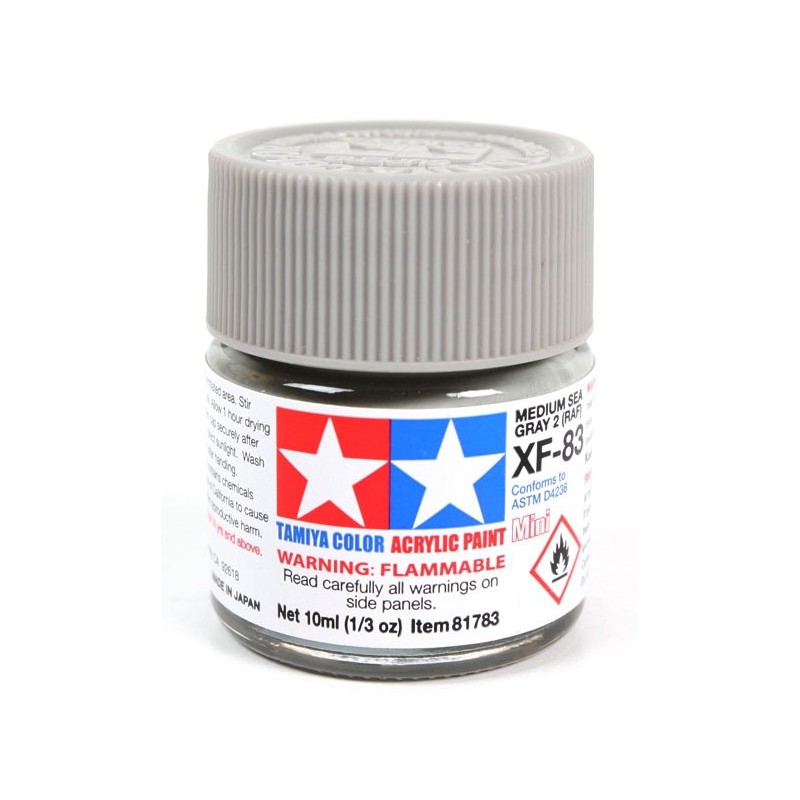 Tamiya Color Acrylic Paint Mini 10ml  -  XF-83 Medium Sea Grey 2 (RAF)