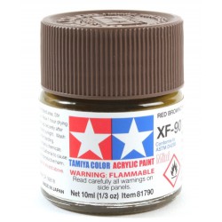 Tamiya Color Acrylic Paint Mini 10ml  -  XF-90 Red Brown 2