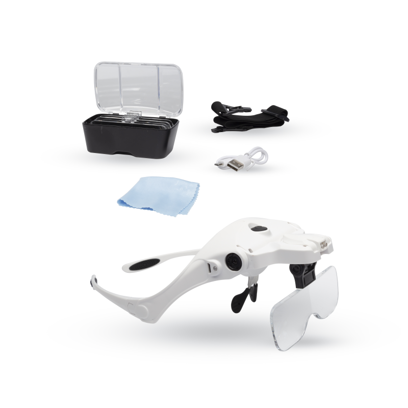 Magnifier Spectacles & Headband LED  -  LightCraft