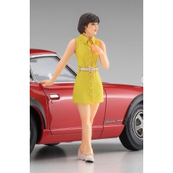 Nissan Fairlady 240ZG with 70's Girl's Figure  -  Hasegawa (1/24)