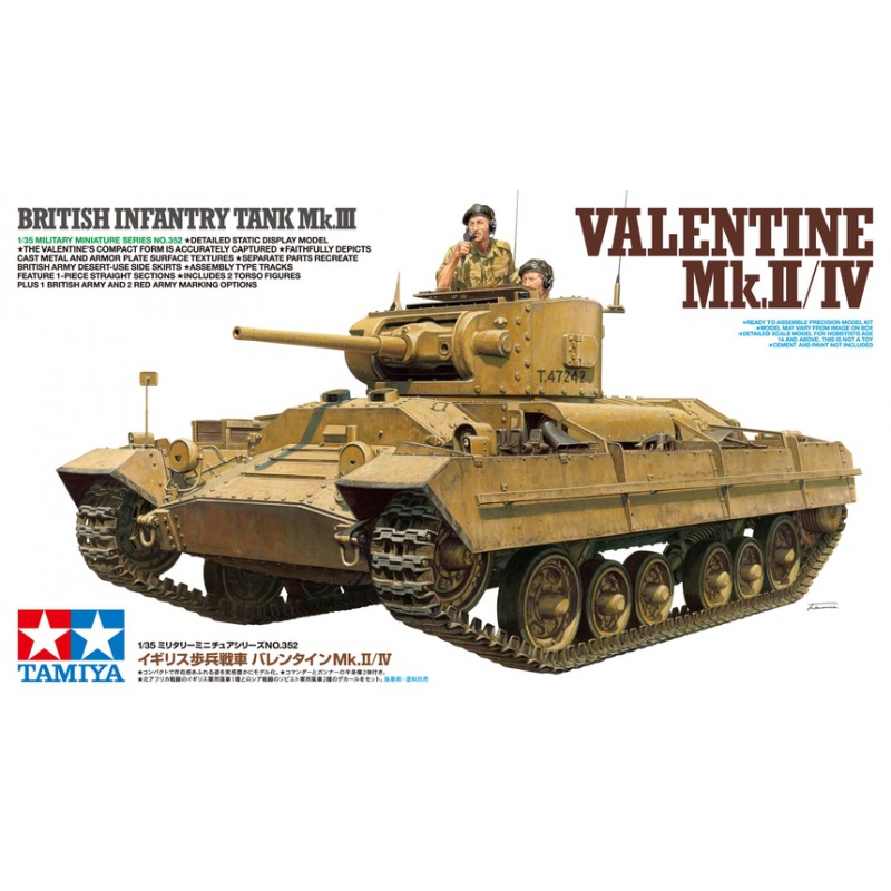 Valentine Mk.II/IV British Infantry Tank Mk.III  -  Tamiya (1/35)