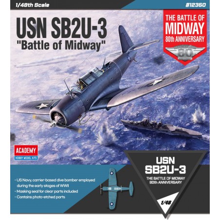 Vought SB2U-3 Vindicator USN "The Battle of Midway 80th Anniversary"  -  Academy (1/48)
