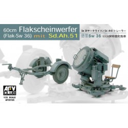 60cm Flakscheinwerfer (Flak-Sw 36) mit Sd.Ah.51  -  AFV CLUB (1/35)
