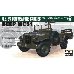 Dodge WC51 Beep U.S. 3/4 Ton Weapons Carrier  -  AFV CLUB (1/35)