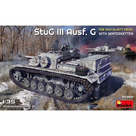 StuG III Ausf.G with Winterketten (Feb.1943 Alkett Prod.)  -  Miniart (1/35)