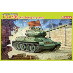 T34/85 with Bedspring Armor  -  Dragon (1/35)