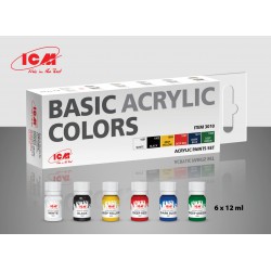Basic Acrylic Colors Set 6...