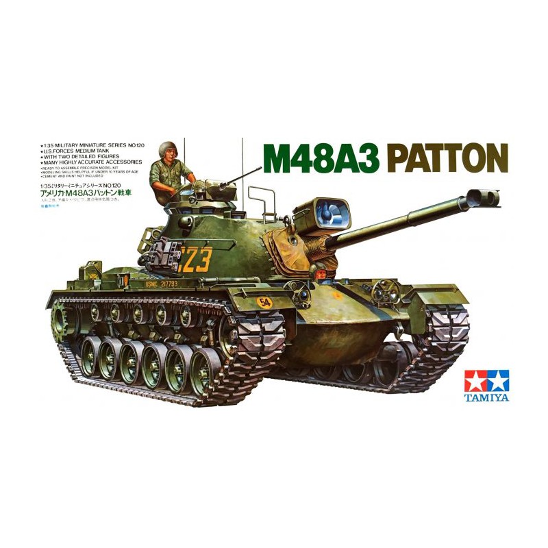 M48A3 Patton U.S. Medium Tank  -  Tamiya (1/35)