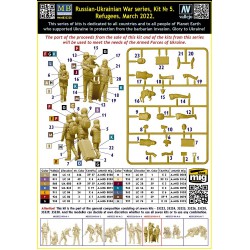 Russian-Ukrainian War Series Kit n°5 - Refugees March 2022  -  Master Box (1/35)