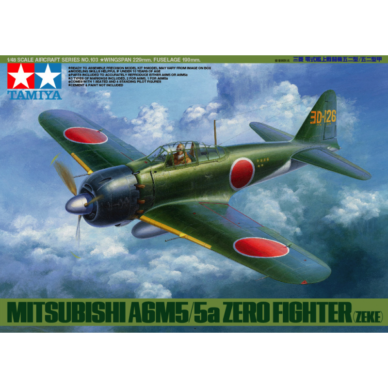 Mitsubishi A6M5/5A Zero Fighter  -  Tamiya (1/48)