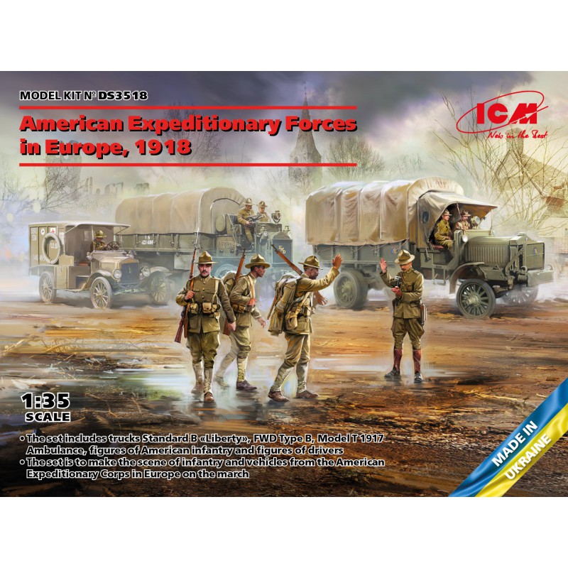 American Expeditionary Forces in Europe 1918 (SET)  -  ICM (1/35)