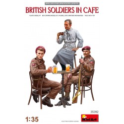 British Soldiers in Café  -...