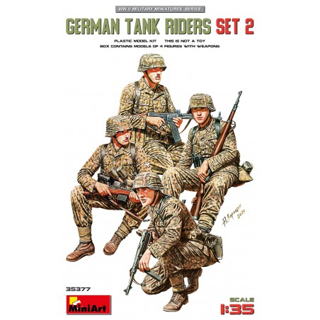 German Tank Riders Set 2  -  MiniArt (1/35)