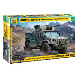 KamAZ K-4386 Typhoon-VDV Armored Car with Remote Control Module  -  Zvezda (1/35)