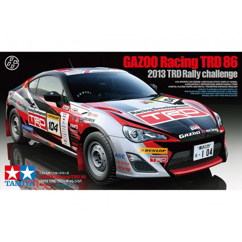 Toyota Gazoo Racing TRD 86 (TRD Rally Challenge 2013)  -  Tamiya (1/24)