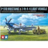 North American P-51D Mustang & 1/4 Ton 4x4 (SET)  -  Tamiya (1/48)