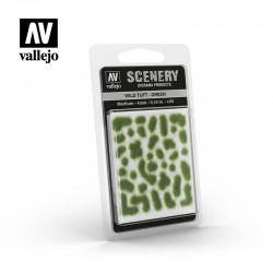 Scenery Diorama Products Vallejo - Wild Tuft / Green / Medium 4mm (35pcs)