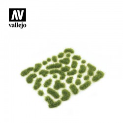 Scenery Diorama Products Vallejo - Wild Tuft / Green / Medium 4mm (35pcs)