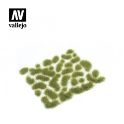 Scenery Diorama Products Vallejo - Wild Tuft / Light Green / Medium 4mm (35pcs)