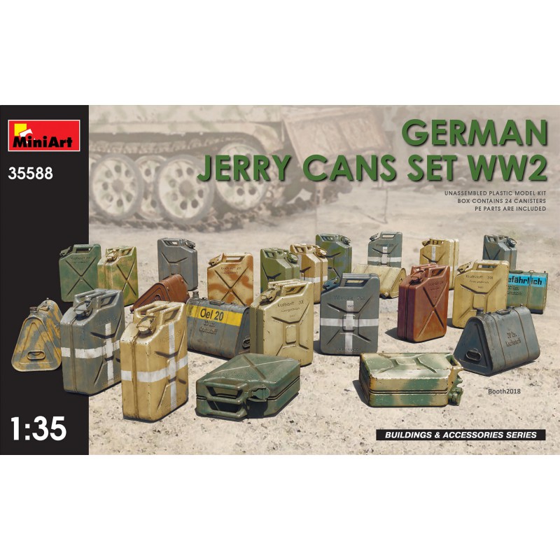 German Jerry Cans Set WWII  -  MiniArt (1/35)